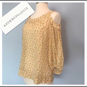 Anthropology Cold Shoulder Top by Meadow Rue